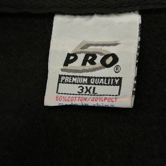 Pro 5 Men's XXXL Black Hoodie Flame Sleeve Harley Graphics Motorcycle Style - Picture 6 of 12